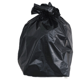 Sacchi - 72x110 cm - 110 l - 47 micron - nero - rolsac - scatola 200 pezzi