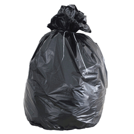 Sacchi - 80x110 cm - 130 l - 49 micron - nero - rolsac - scatola 100 pezzi