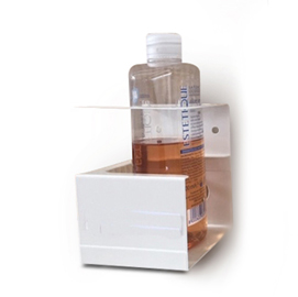 Supporto da parete porta dispenser da 500ml - max Ø 80mm - metalplus