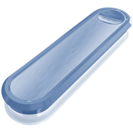 Set posate in acciaio - con custodia picnik adults blu - maped