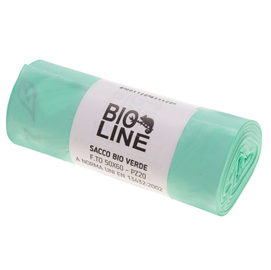Sacchi bio - 50x60 cm - 30 l - 17 micron - bianco - conf. 20 pezzi
