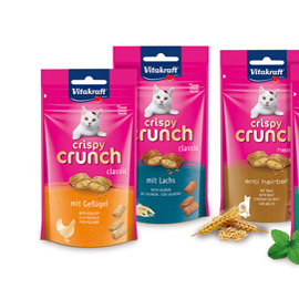 Snack crispy crunch superfood - gusto salmone - 60 gr - vitakraft