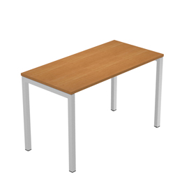 Scrivania easy plus - per smartworking - 120 x 60 x 72,5 cm - noce chiaro - artexport