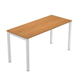 Scrivania easy plus - per smartworking - 140 x 60 x 72,5 cm - noce chiaro - artexport