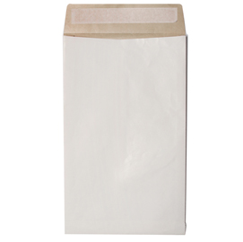 Sacchetto secursac - antistrappo - b5 - 19 x 26  x 4 cm - 130 gr - bianco - blasetti - conf. 100 pezzi