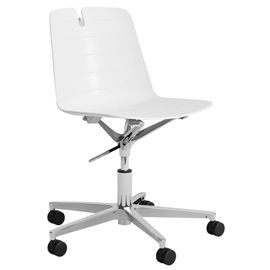 Seduta home/office mindy mngp - senza braccioli - bianco - unisit