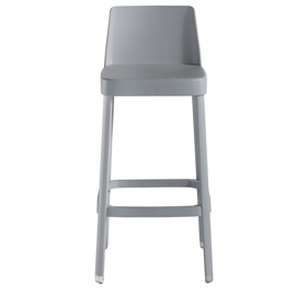 Sgabello tapas tapsa - senza braccioli - grigio - unisit