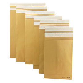 Sacchetto e-commerce e-double - 24 x 36 cm - avana - bong packaging - conf. 250 pezzi