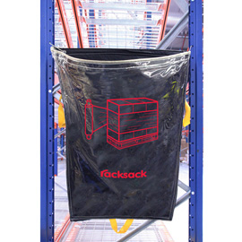 Sacco rifiuti racksack clear - per film estensibile - 160 l - beaverswood