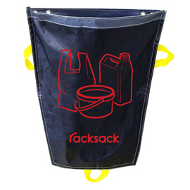 Sacco rifiuti racksack mini - per plastica - 70 l - beaverswood