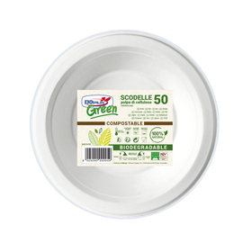 Scodella biodegradabile - 450 ml - dopla green - conf. 50 pezzi