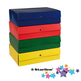 Scatola progetto - dorso 6 cm - rosso - starline