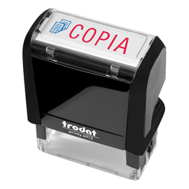Timbro printy 4912 office eco - autoinchiostrante - copia - 47 x 18 mm - nero - trodat