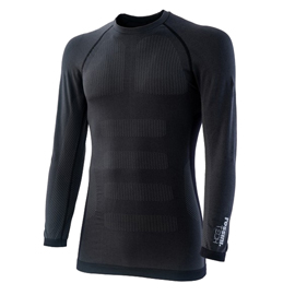T-shirt thermo active - manica lunga - taglia 4xl/5xl - antracite - rossini