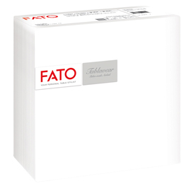 Tovaglioli linea airlaid - 40 x 40 cm - bianco - fato - conf. 50 pezzi