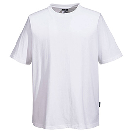 T-shirt chef unisex - maniche corte - taglia xl - bianco - portwest