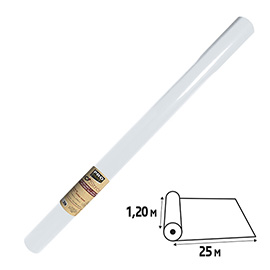 Tovaglia idrorepellente - in rotolo - 1,2 x 25 m - spunbond - bianco - pro nappe