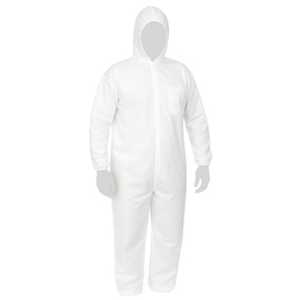 Tuta protettiva monouso cover 40 - taglia m - plp - bianco - reflexx