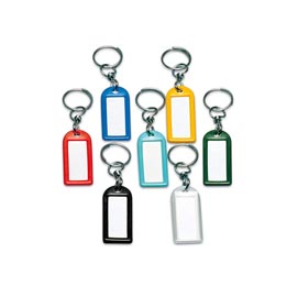 Targhette portachiavi girevoli - colori assortiti - lebez - conf. 100 pezzi