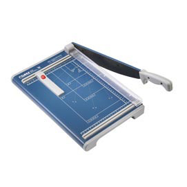 Taglierina a leva 533 - 340 mm (a4) - capacità taglio 15 fg - 450x285 mm - blu - dahle