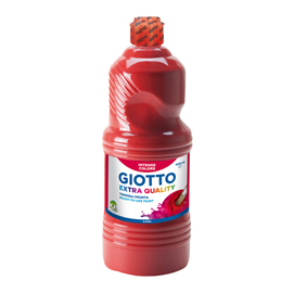 Tempera pronta - 1000ml - rosso scarlatto - giotto