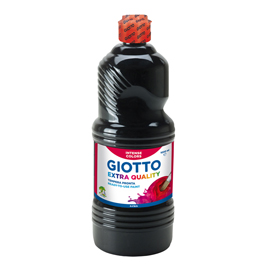 Tempera pronta - 1000ml - nero - giotto
