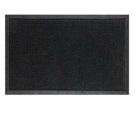 Tappeto roller - gomma - 46x70 cm - nero - velcoc