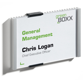 Targa per porte/pareti info sign - 14,9x10,6 cm - durable