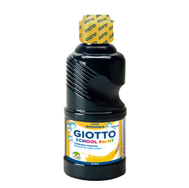 Tempera pronta - 250ml - nero - giotto