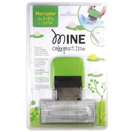Timbro mine per tessuti - autocomponibile - autoinchiostrante - 14x38 mm - colop