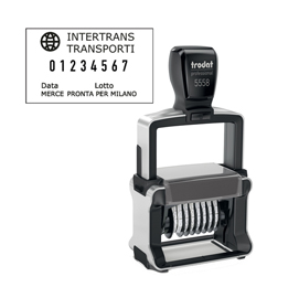 Timbro professional 4.0 5558/pl numeratore - 8 colonne 5 mm - autoinchiostrante - trodat®