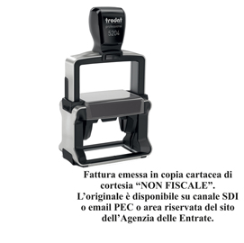 Timbro professional 5204 - fatturazione elettronica - 56x26 mm - trodat