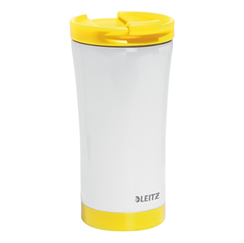 Tazza termica da caffè - linea wow - giallo - 380ml - leitz