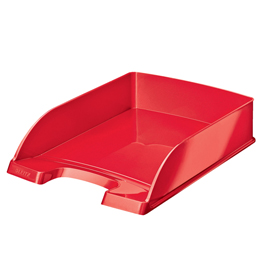 Vaschetta portacorrispondenza wow - 25,5 x 35,7 x 7 cm - rosso - leitz