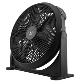 Ventilatore black circle 50 - da terra e a parete - 70 w - diametro 50 cm - 58,5 x 22 x 60 cm - cfg