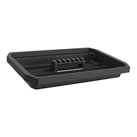 Vassoio per contenitore faber box 40/30 litri - plastica - nero - 52 x 34,5 x 7 cm - terry