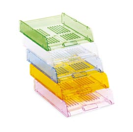 Vaschetta portacorrispondenza tr25310 - 26x34x6 cm - viola trasparente - arda