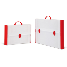 Valigetta polionda 235/r - 37x60cm - dorso 5cm rigido - balmar 2000