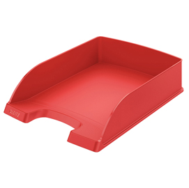 Vaschetta portacorrispondenza leitz plus standard - 25,5x36x7 cm - rosso - leitz