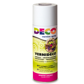 Vernice spray - trasparente - effetto laccato e ceramico - 400ml - cwr