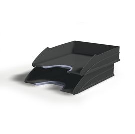 Vaschetta portacorrispondenza vegas - 25,5x33x5,5 cm - nero - durable