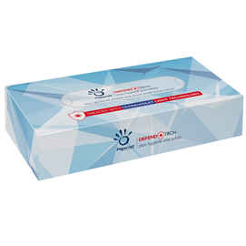 Veline facciali defend tech - in pura cellulosa - 2 veli - papernet - conf. 100 pezzi