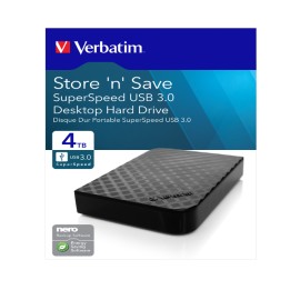 Verbatim - hdd esterno usb 3.0 - 3.5'' - 4tb - 47685