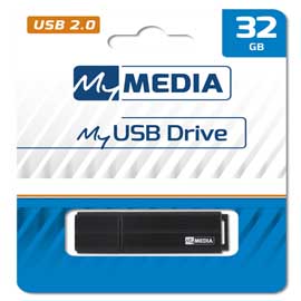 Verbatim - memoria myusb drive - nero - 69262 - 32gb