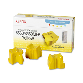 Xerox - conf. 3 stick solid ink - giallo - 108r00725 - 3.400 pag