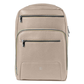 Zaino gate trended - 29 x 42 x 15 cm - ecopelle - ghiaccio - intempo